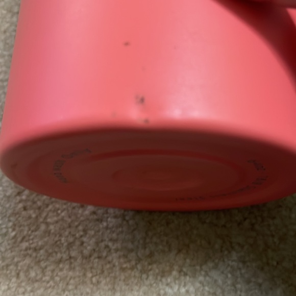 Iron Flask 64 oz insulated tumbler with 3 lids. Coral color. - Picture 5 of 6